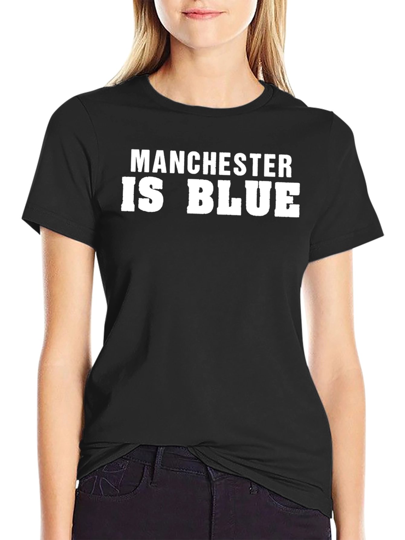 Manchester Is Blue Graphic T-Shirt