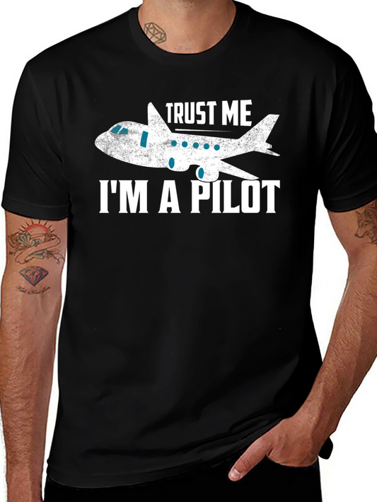 Trust Me Im A Pilot T-Shirt - Airplane Design