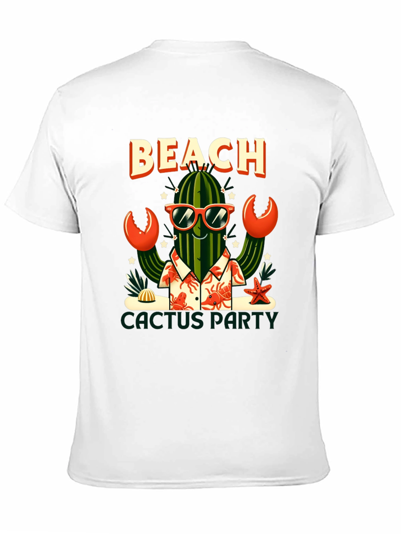 Beach Cactus Party Graphic T-Shirt