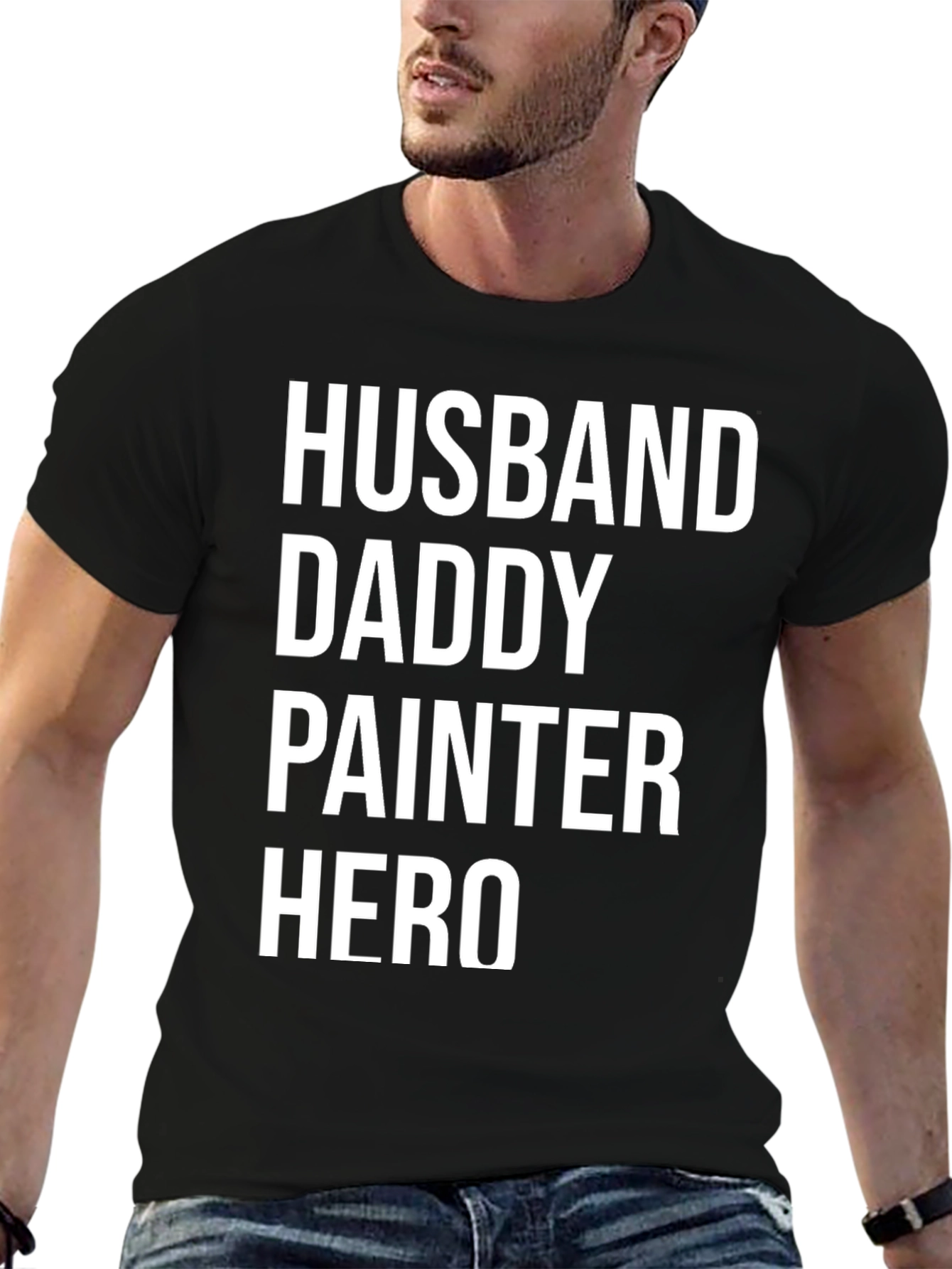 Husband Daddy Painter Hero T-Shirt