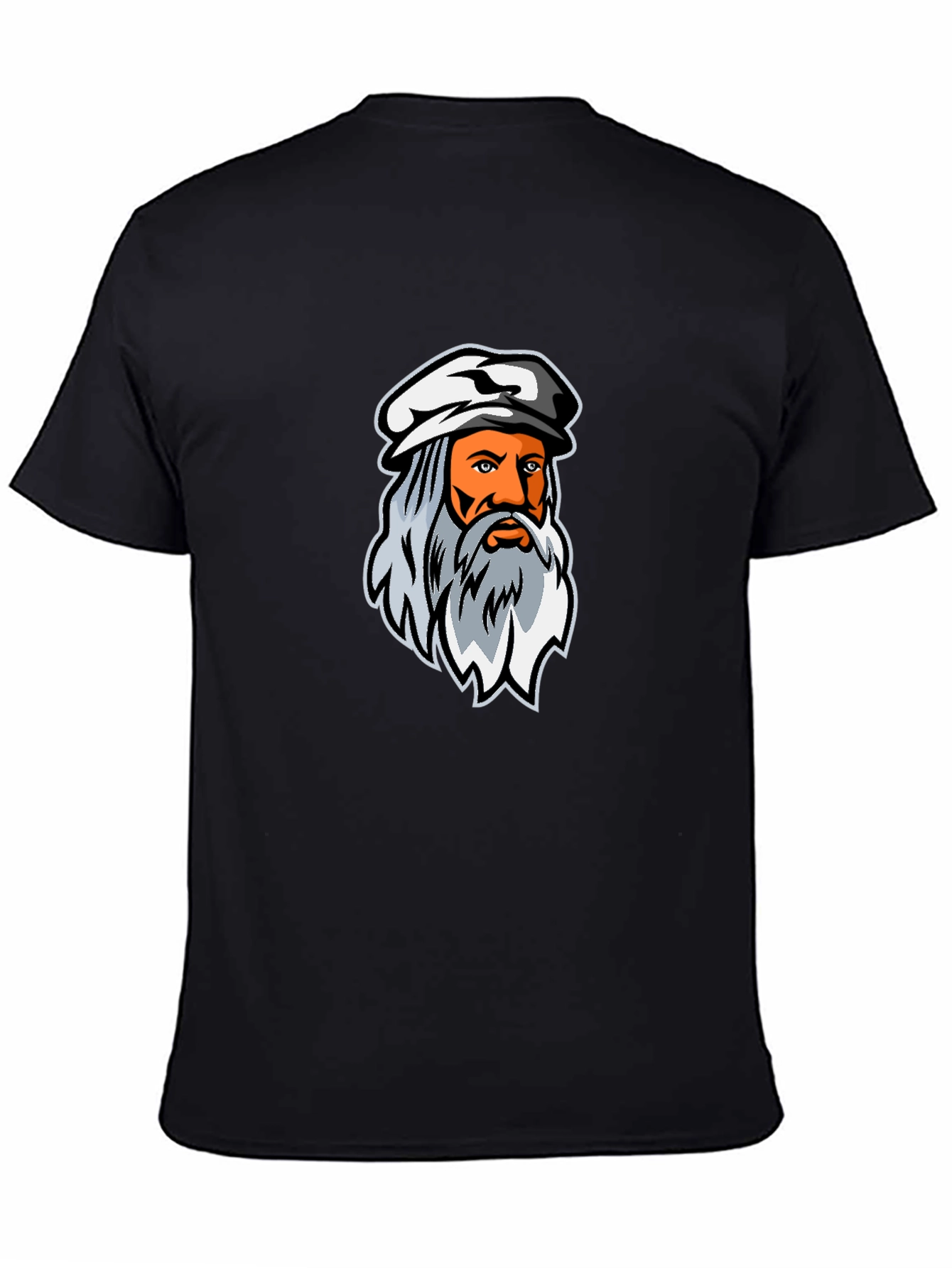Da Vinci T-Shirt - Black Cotton Blend