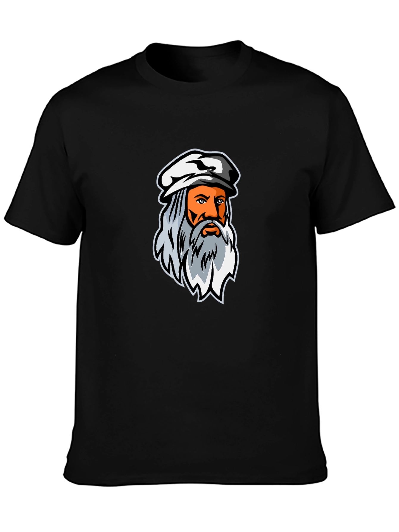Da Vinci T-Shirt - Black Cotton Blend
