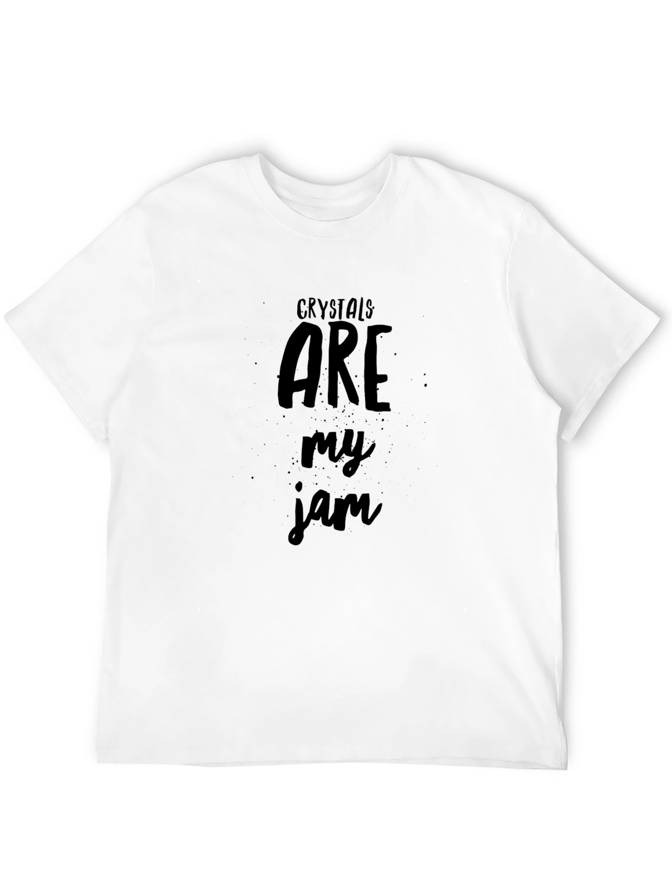 Crystals Are My Jam Black Graphic Tee
