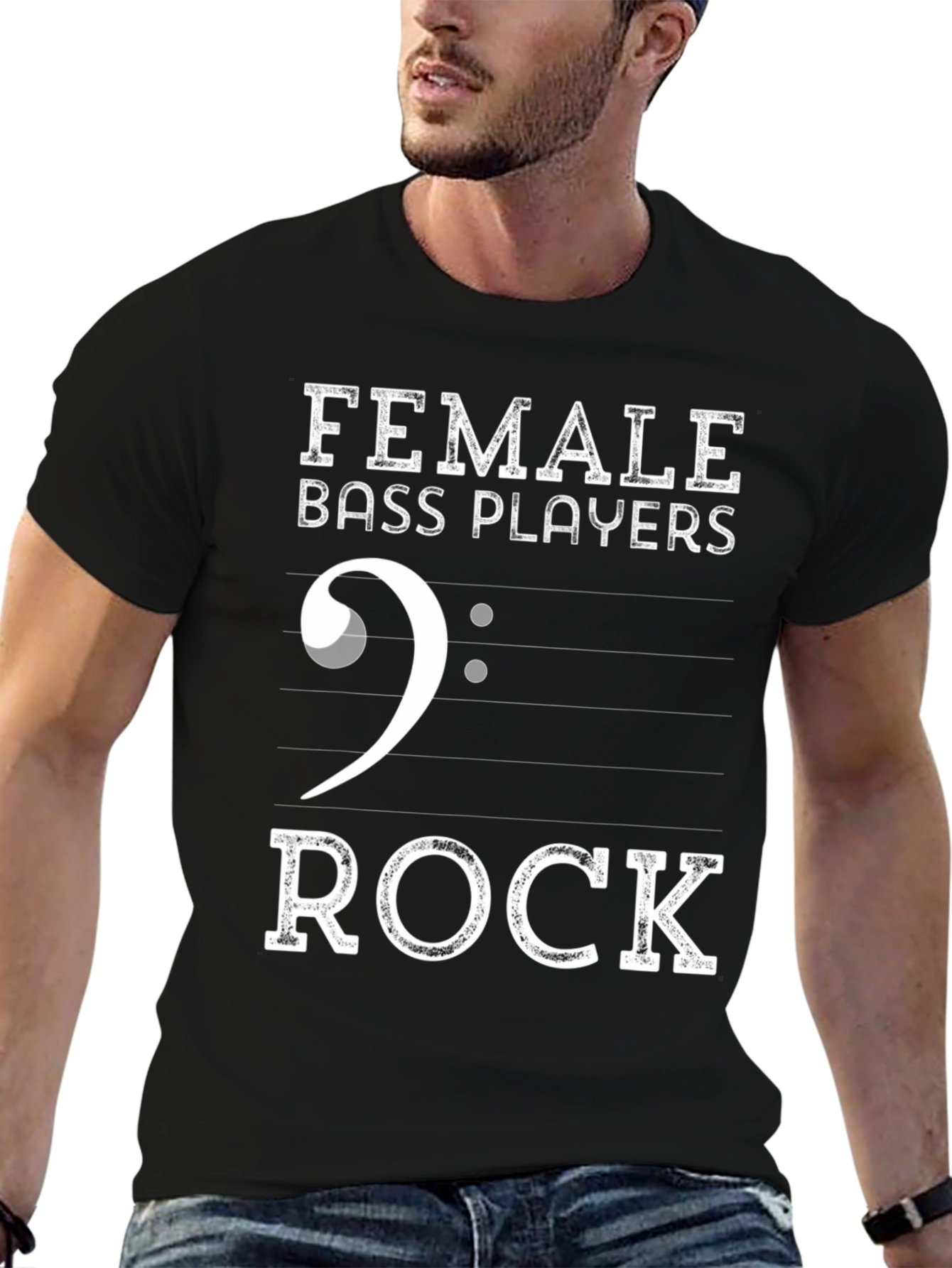 Female Bass Players Rock T-Shirt