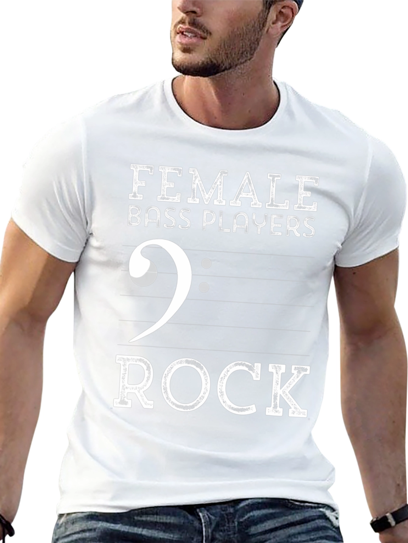 Female Bass Players Rock T-Shirt
