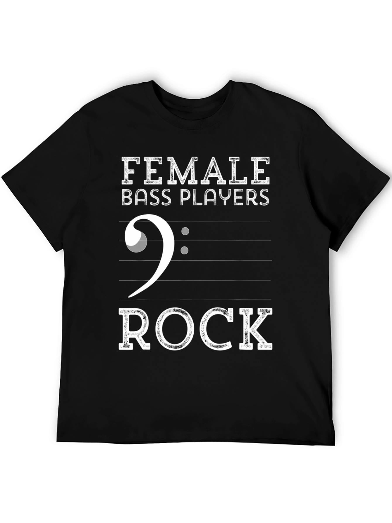 Female Bass Players Rock T-Shirt