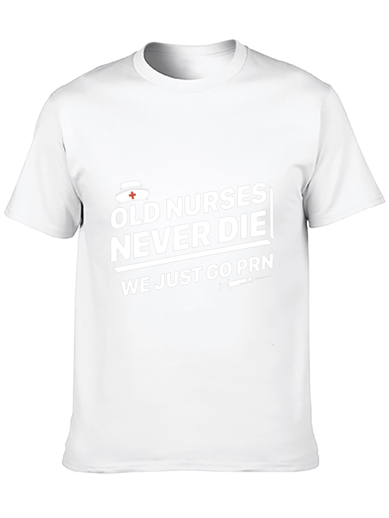 Old Nurses Never Die Black T-Shirt