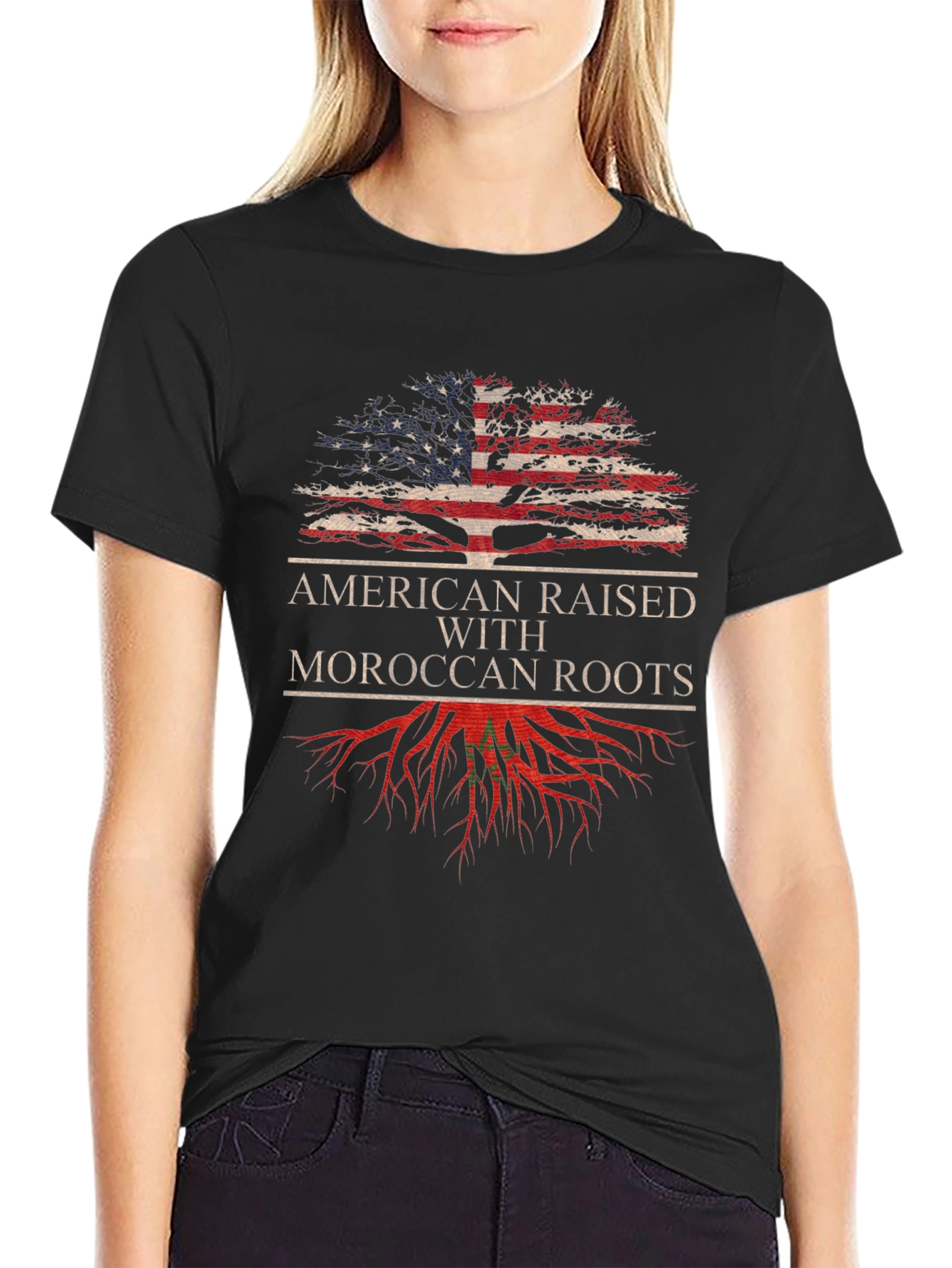 American Raised Moroccan Roots T-Shirt