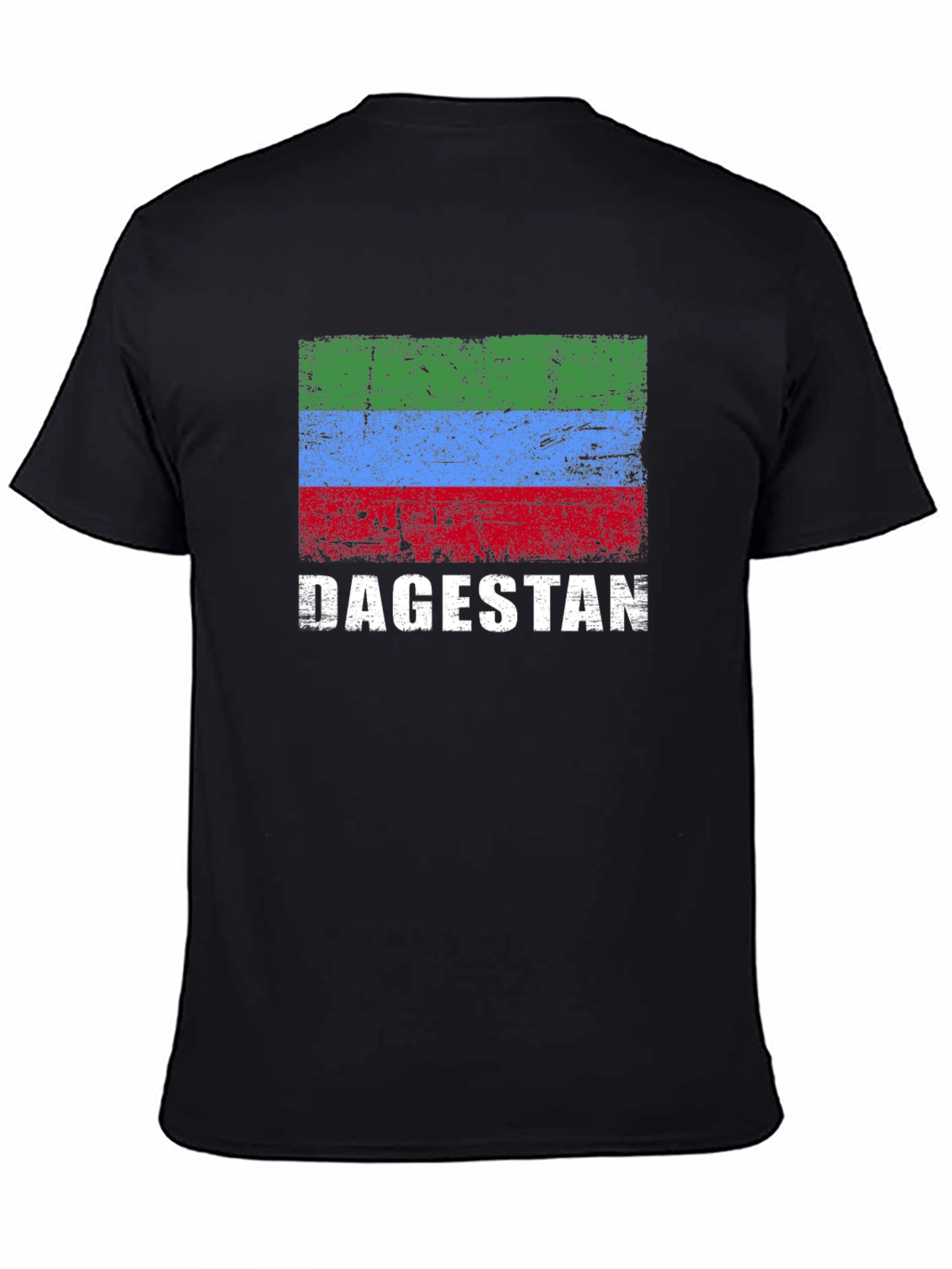 Dagestan Flag T-Shirt - Distressed Design