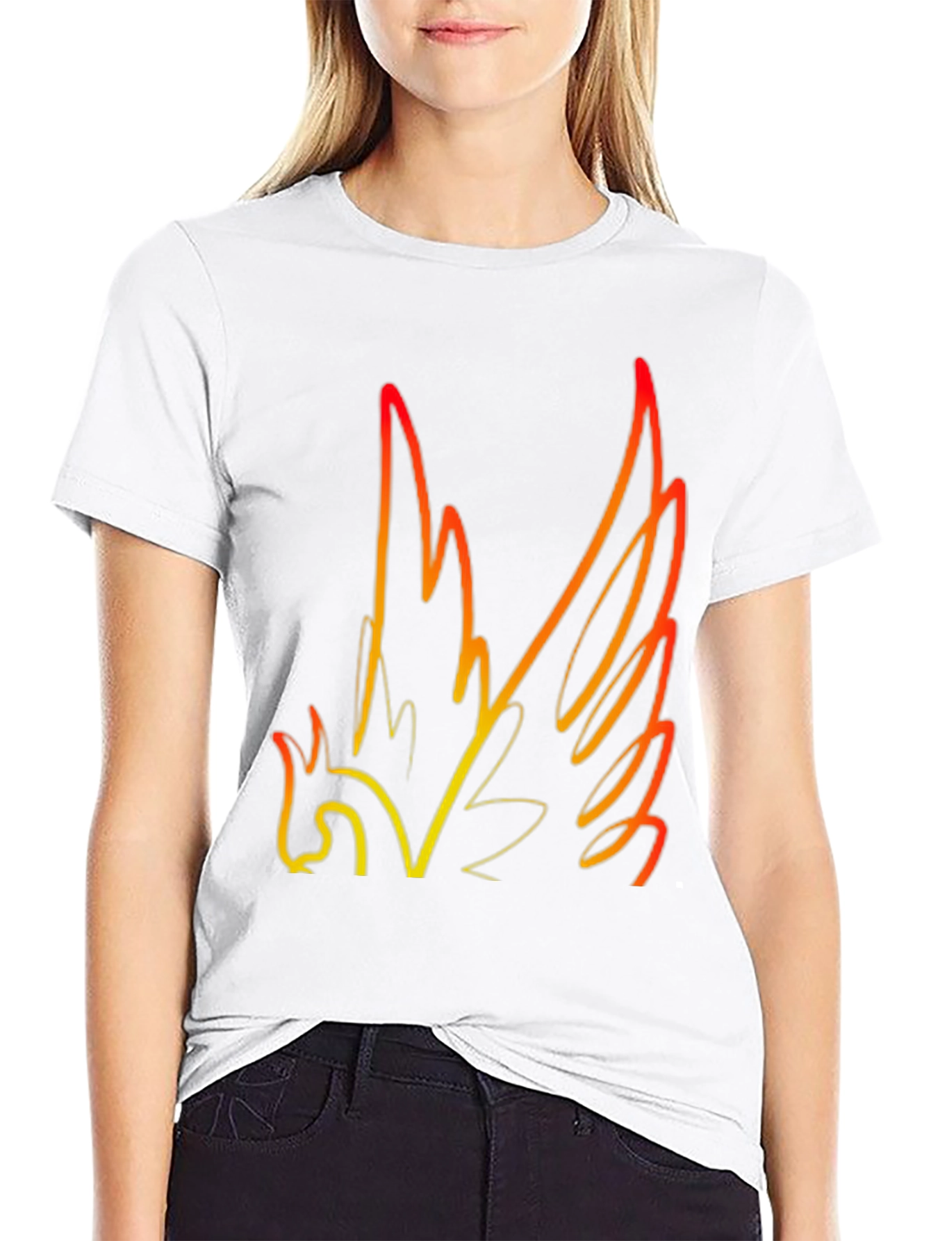 Phoenix Graphic Black T-Shirt - Unique Design