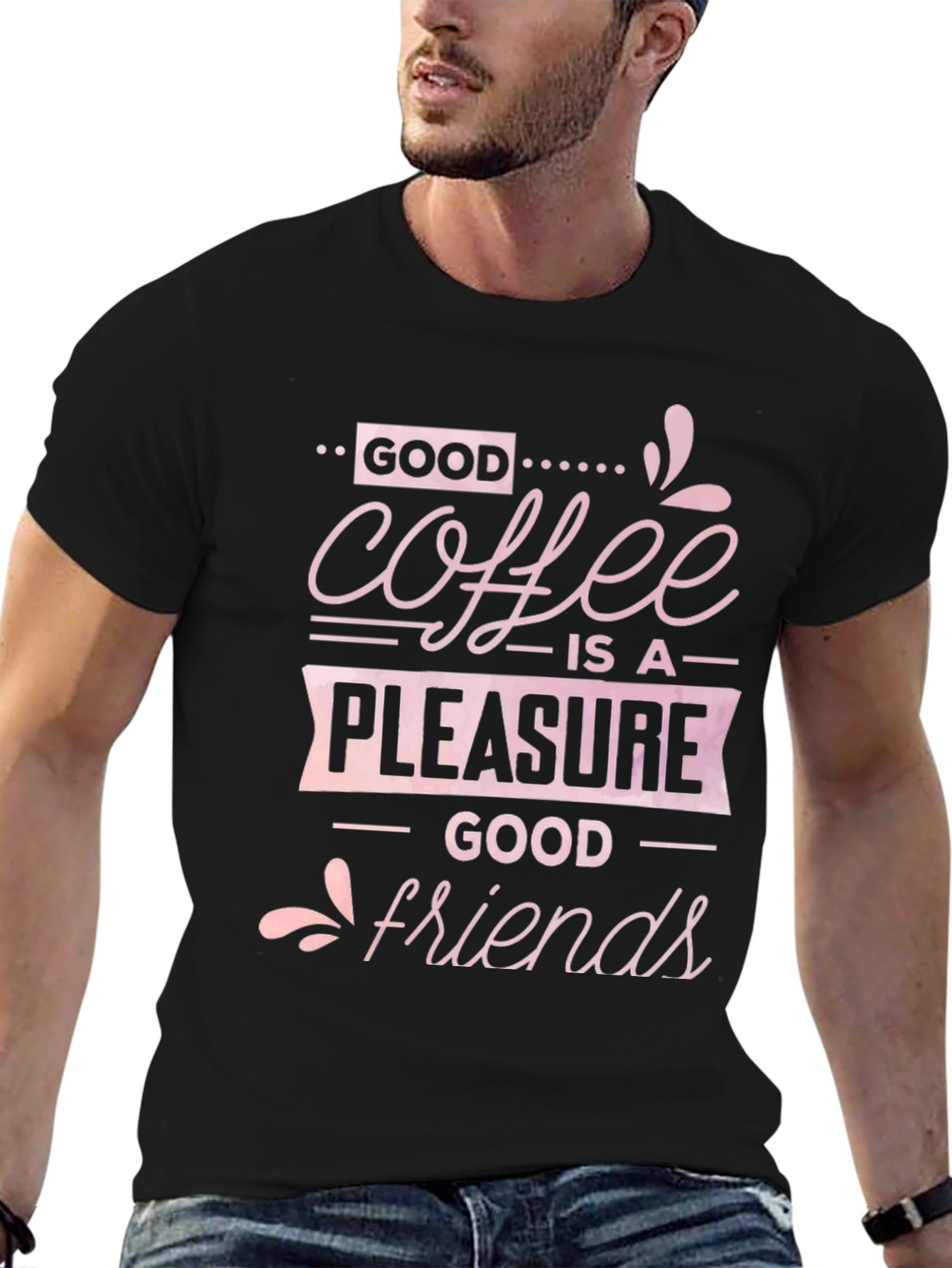Coffee and Friends Graphic T-Shirt