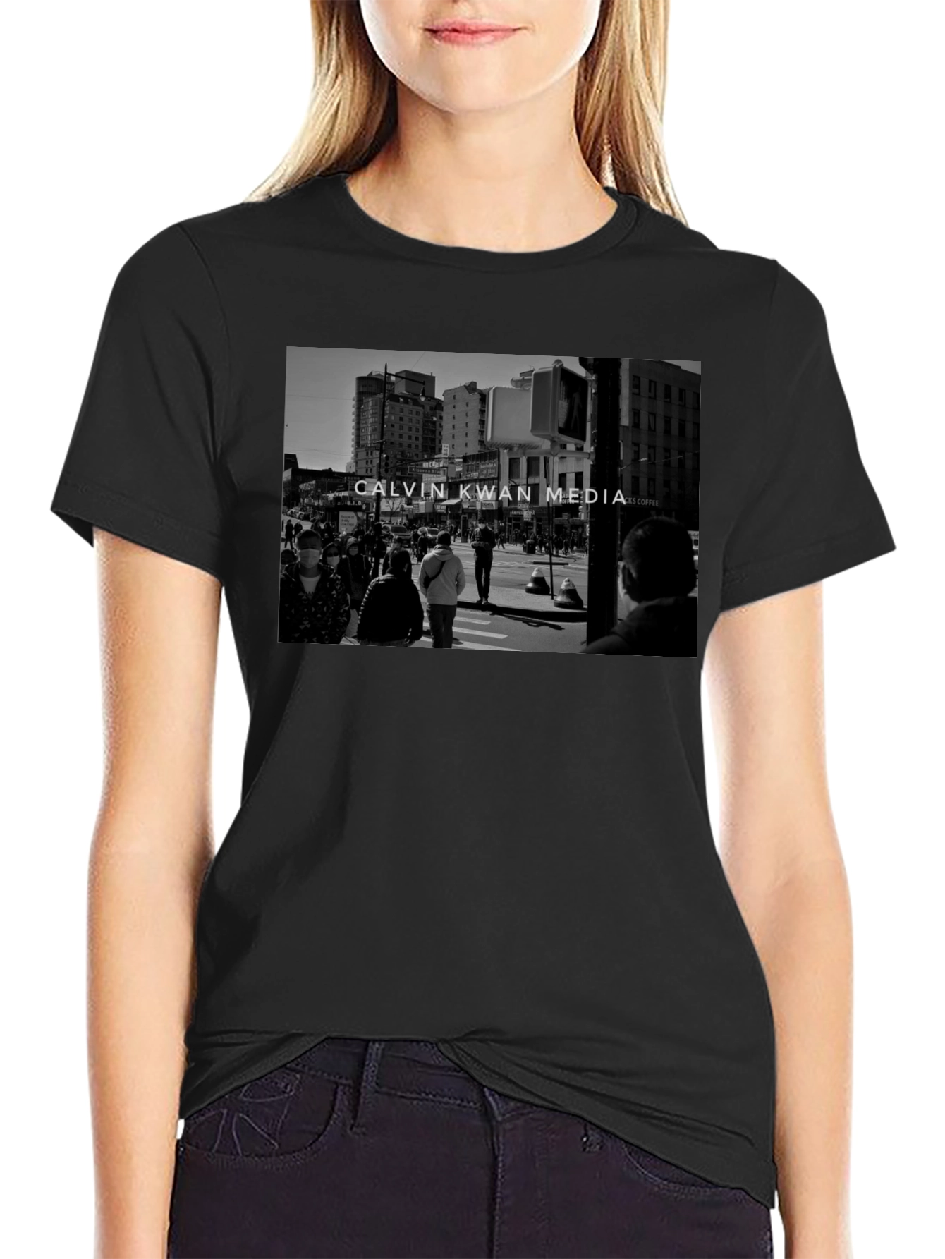Calvin Kwan Media Black T-Shirt