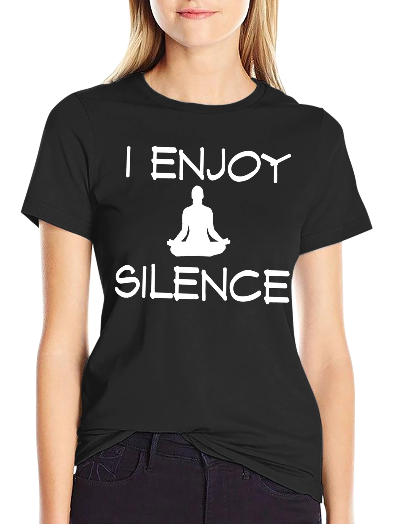 I Enjoy Silence Meditation T-Shirt