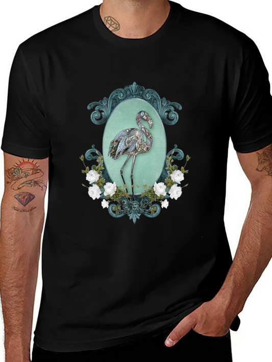 Vintage Flamingo Graphic T-Shirt