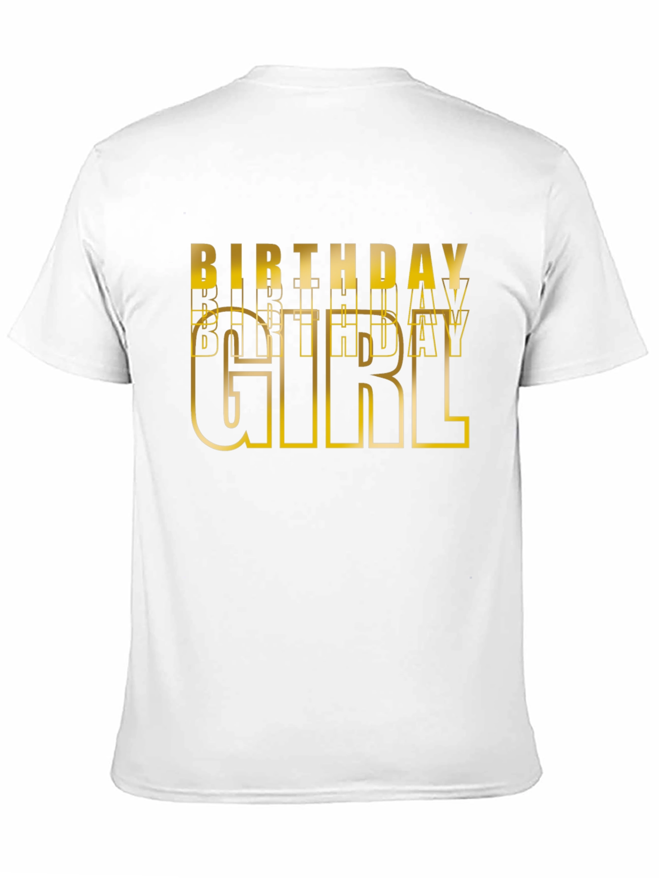 Birthday Girl Graphic Tee - Black Cotton T-Shirt