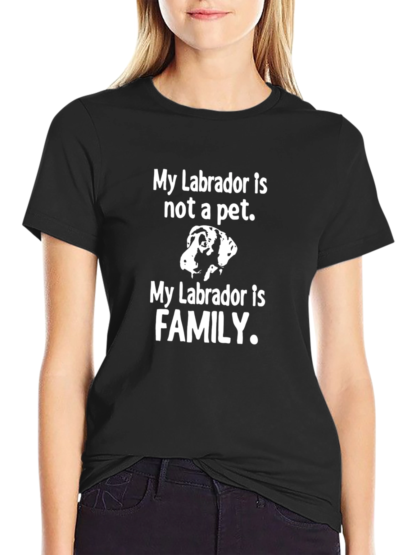 Labrador Family T-Shirt - Dog Lover Tee