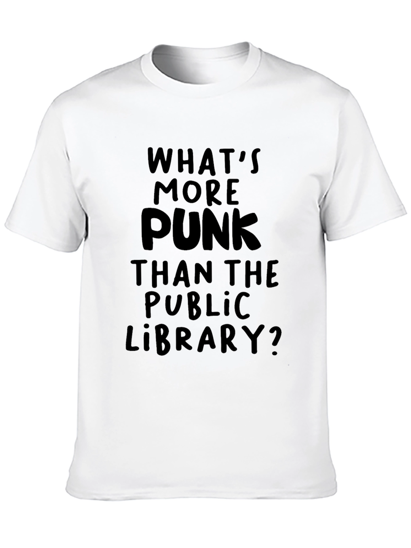 Punk Library T-Shirt - Stylish & Comfortable