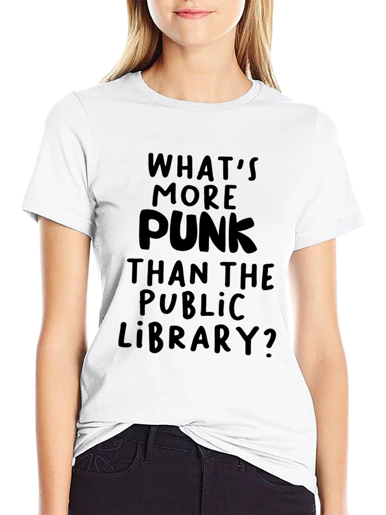 Punk Library T-Shirt - Stylish & Comfortable