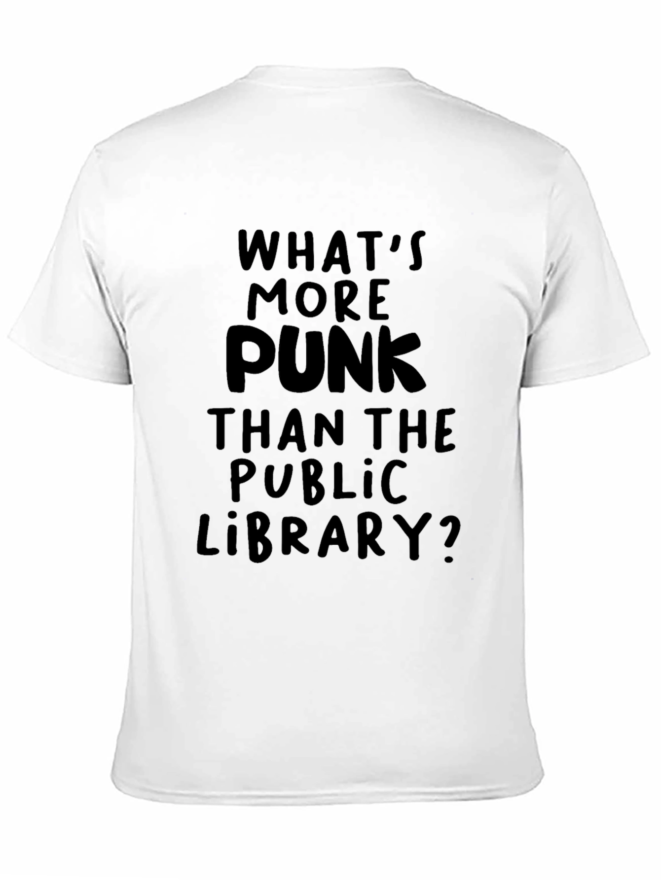 Punk Library T-Shirt - Stylish & Comfortable
