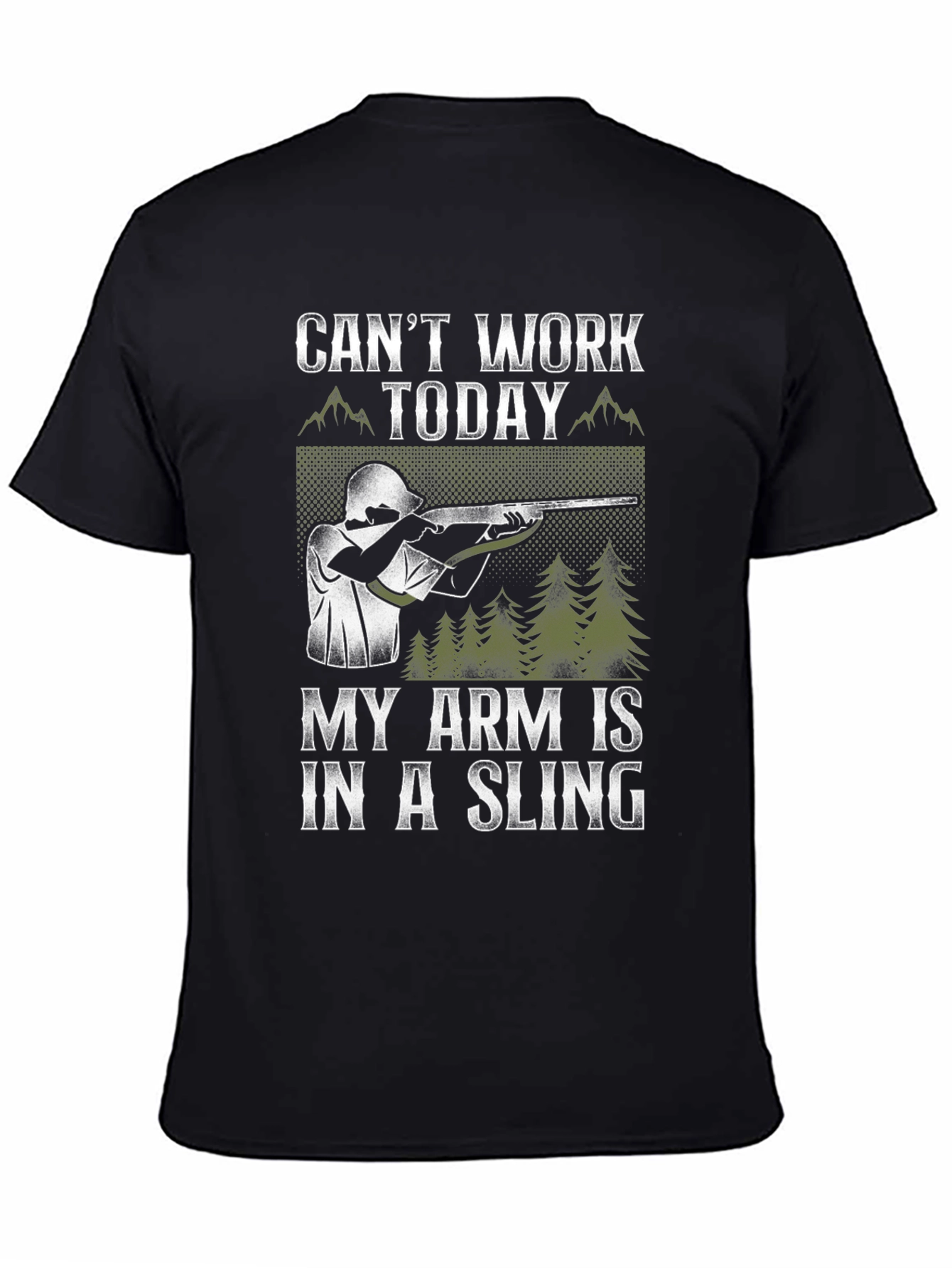 Cant Work Today Arm in Sling T-Shirt