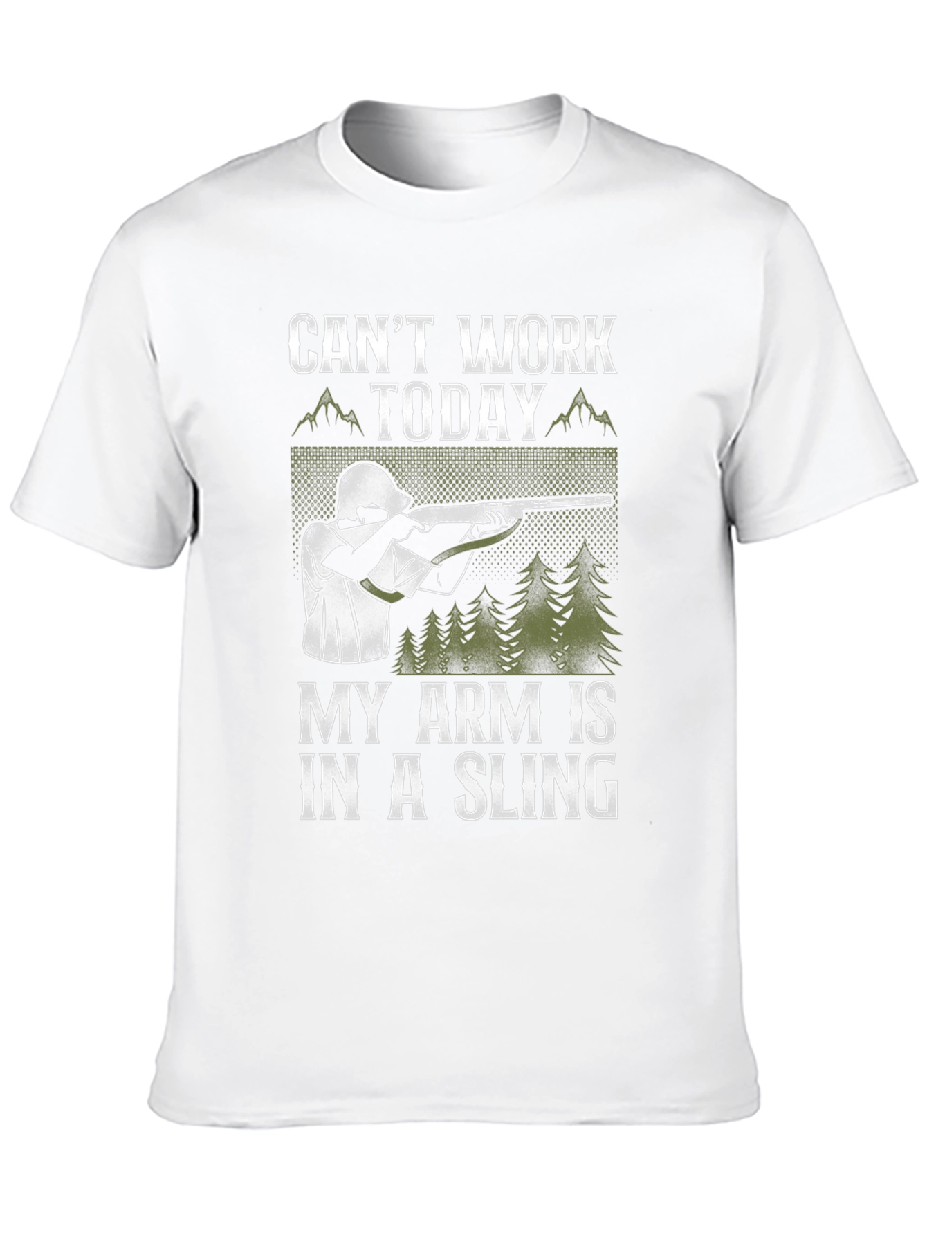 Cant Work Today Arm in Sling T-Shirt