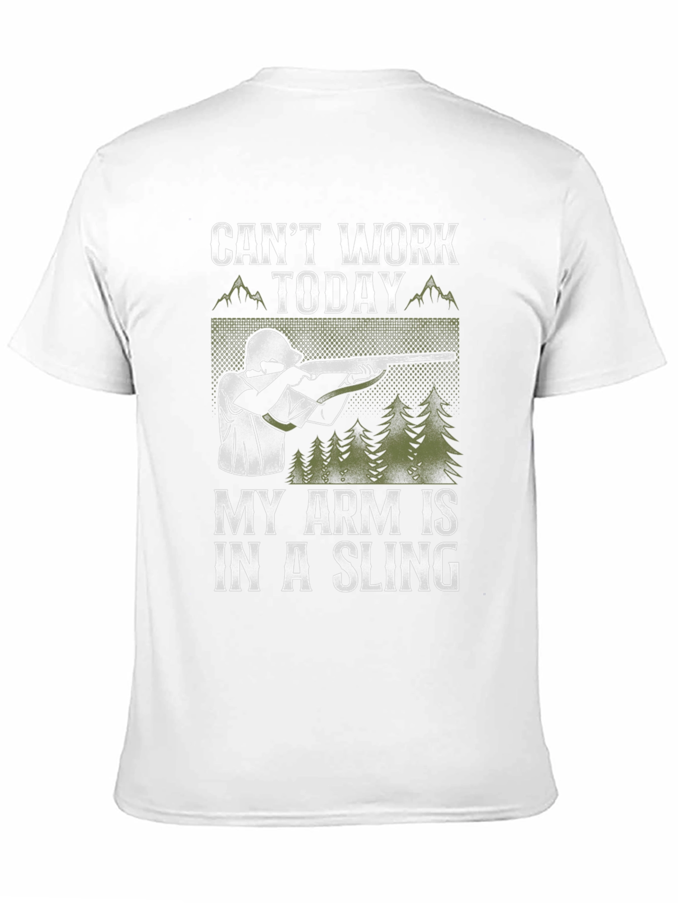 Cant Work Today Arm in Sling T-Shirt