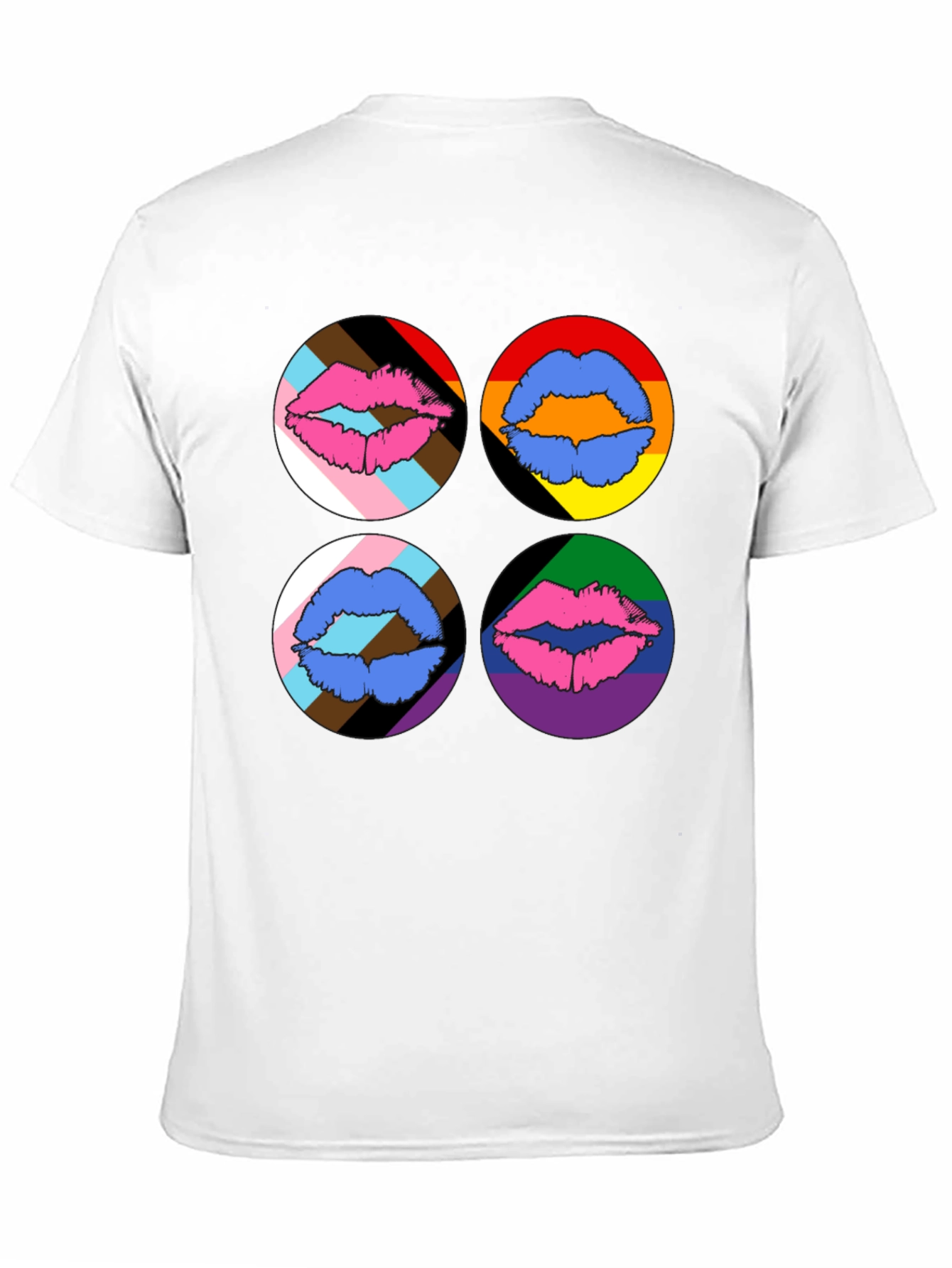 Pride Lips Graphic Tee - Black