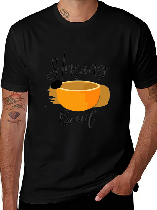 Singing Bowl Graphic Tee -  Relaxation Meditation Shirt
