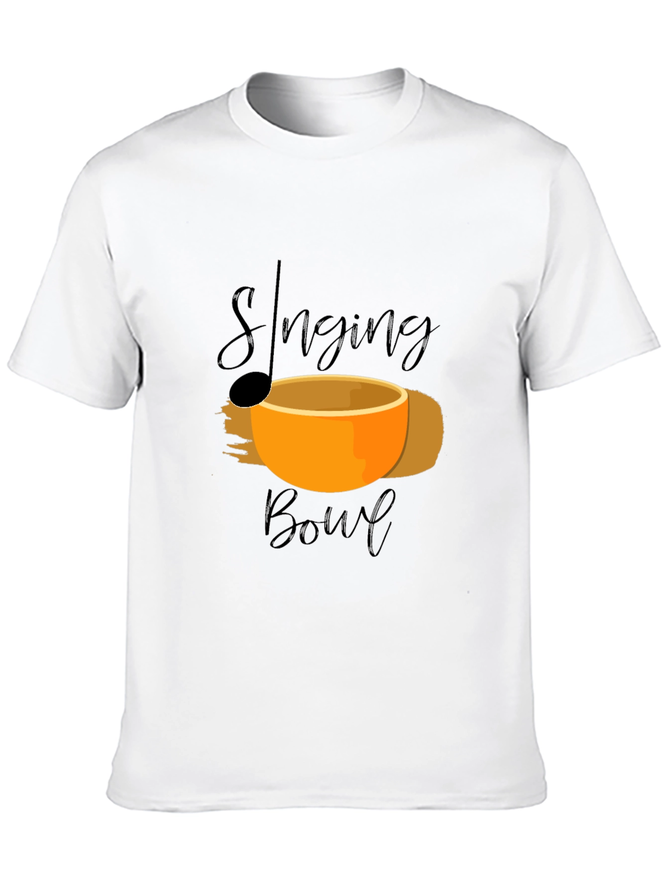Singing Bowl Graphic Tee -  Relaxation Meditation Shirt
