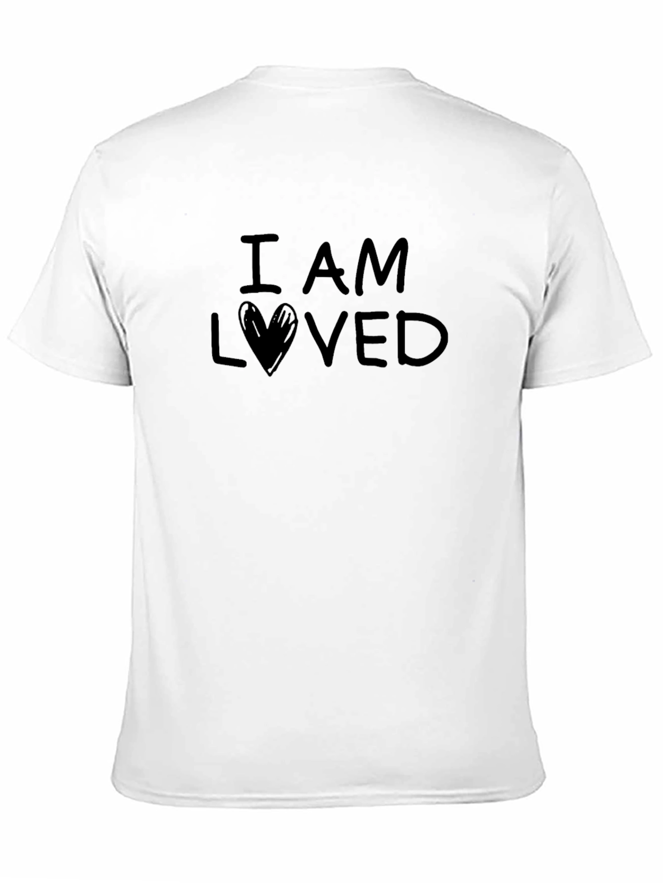 I Am Loved Graphic Tee - Black Casual Shirt