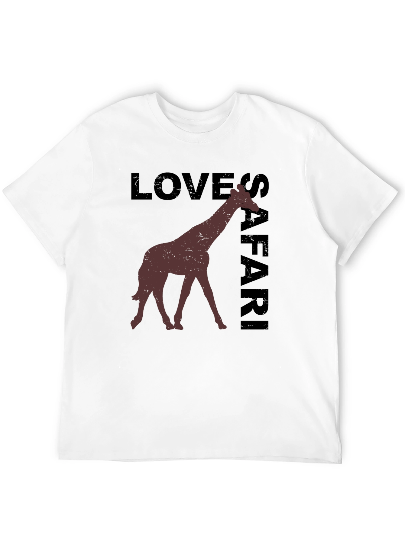 Safari Giraffe Graphic T-Shirt