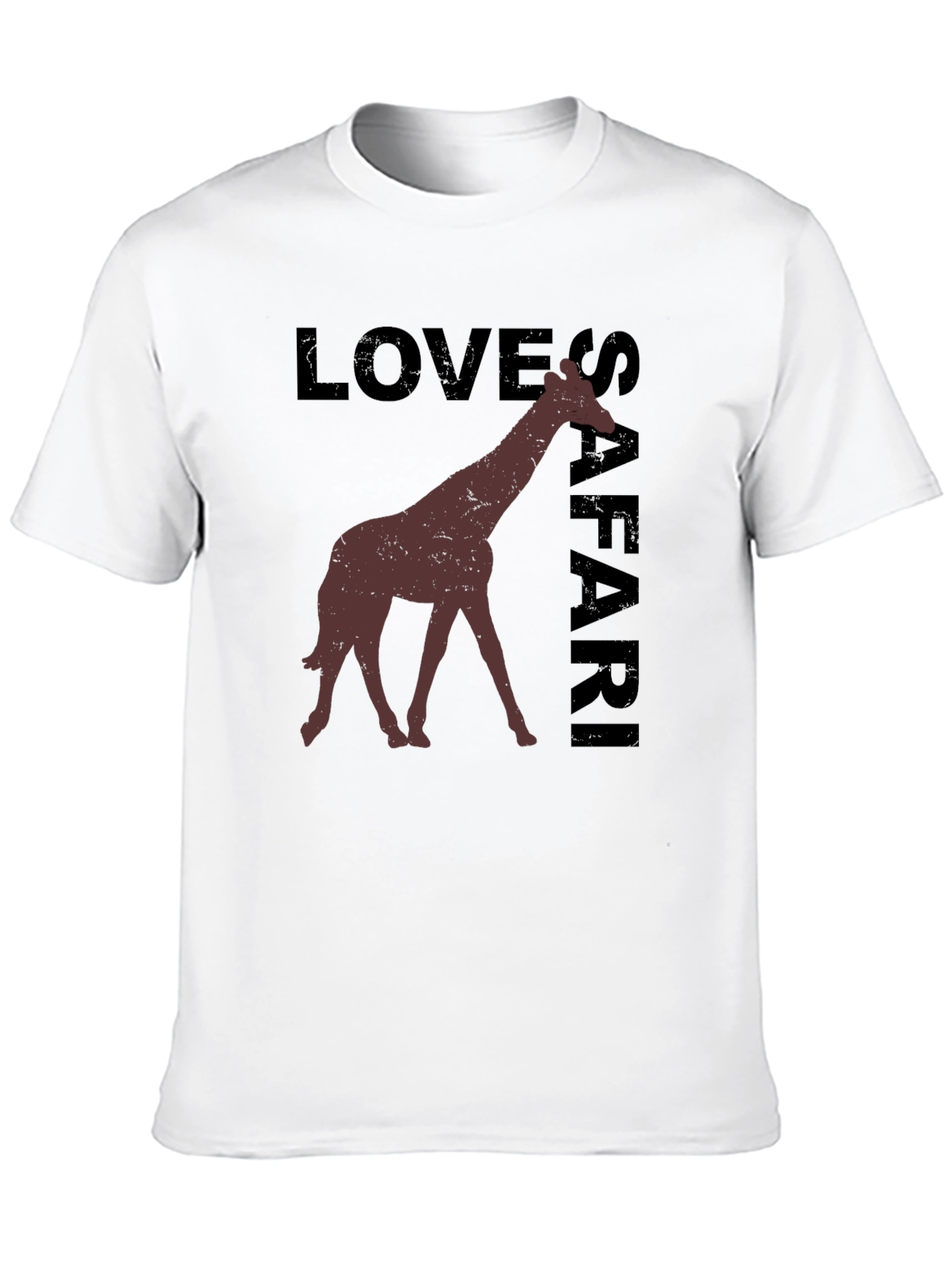 Safari Giraffe Graphic T-Shirt