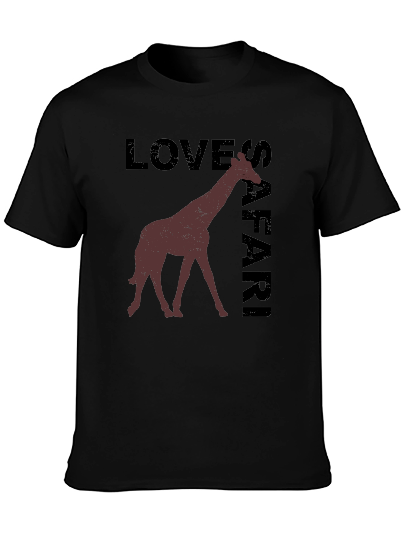 Safari Giraffe Graphic T-Shirt