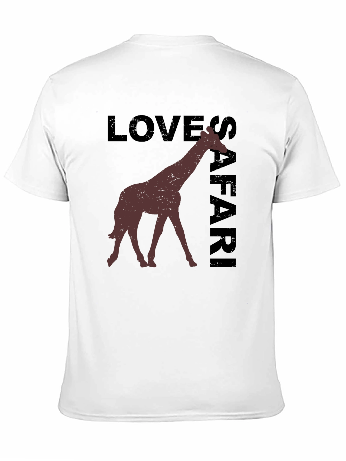 Safari Giraffe Graphic T-Shirt