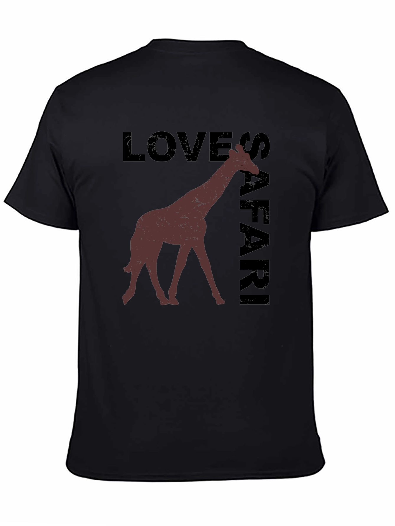Safari Giraffe Graphic T-Shirt