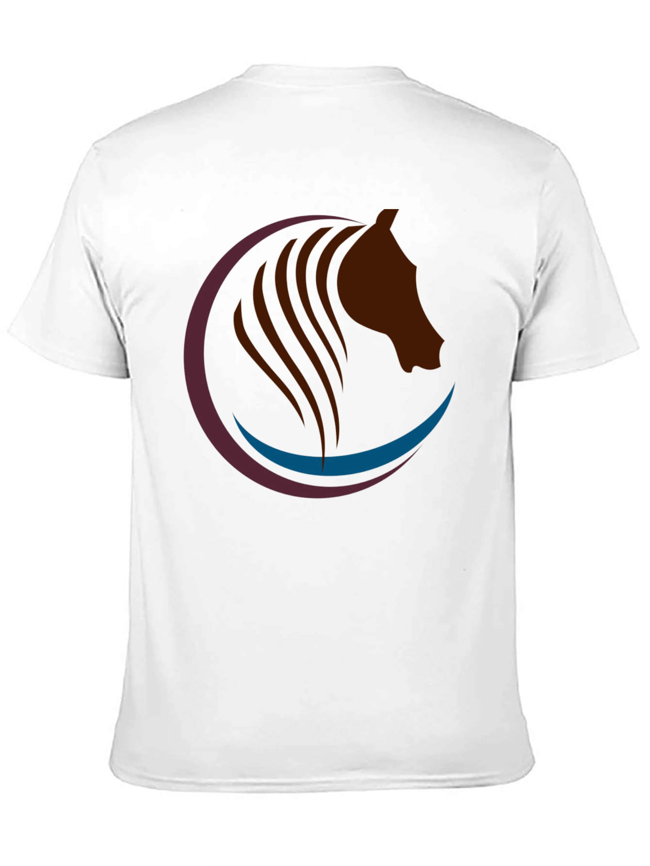 Horse Graphic Tee - Stylish Black Cotton T-Shirt