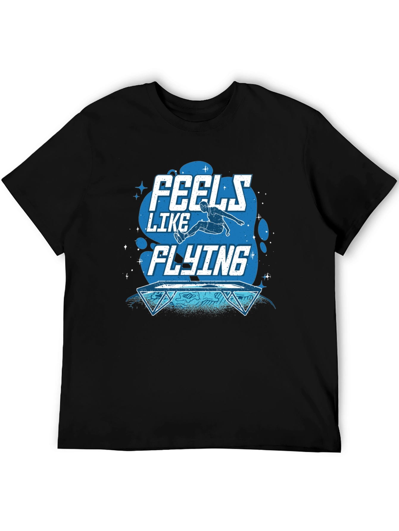 Feels Like Flying Graphic Tee - Black T-Shirt