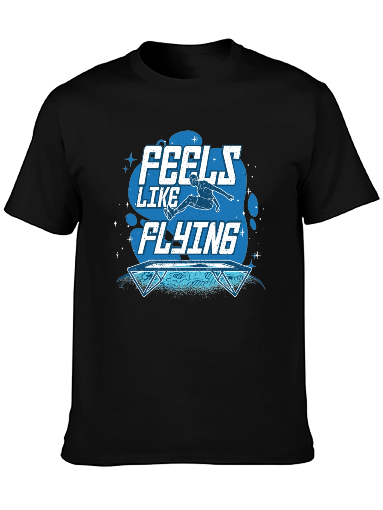 Feels Like Flying Graphic Tee - Black T-Shirt