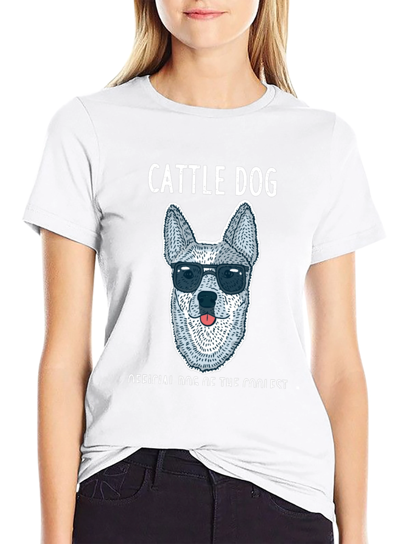 Cool Cattle Dog T-Shirt - Official Dog of Cool