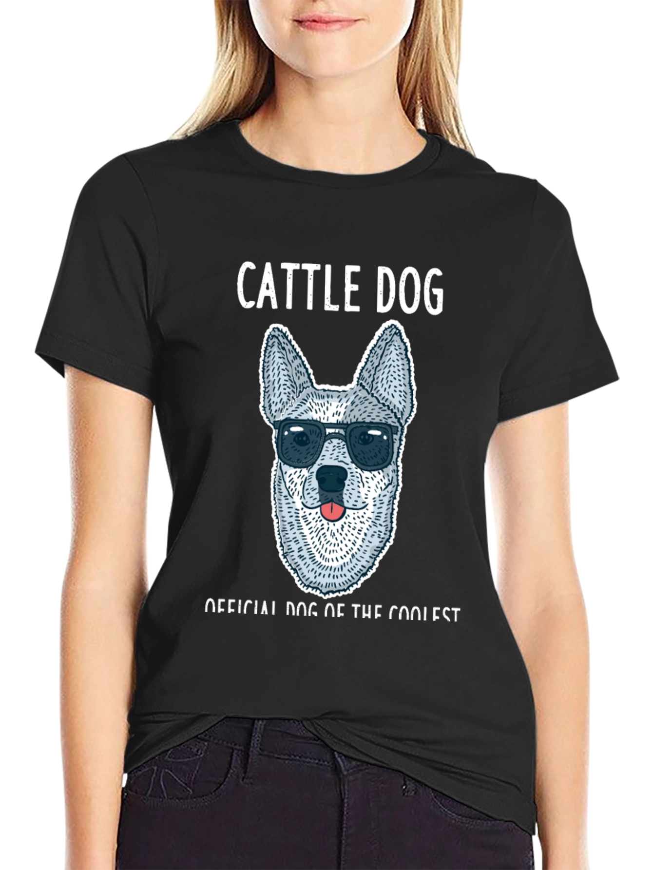 Cool Cattle Dog T-Shirt - Official Dog of Cool