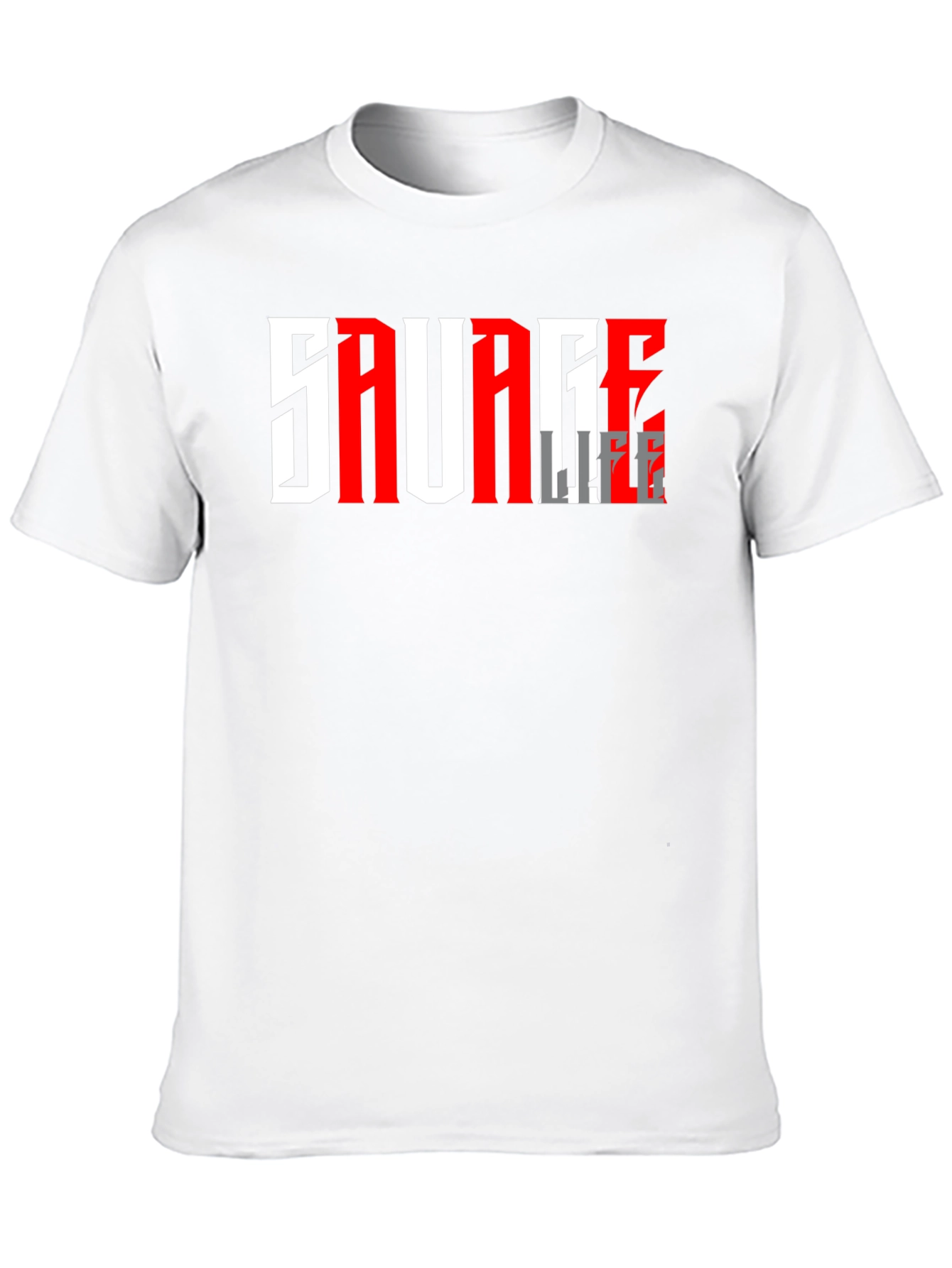 Savage Life Graphic T-Shirt - Black