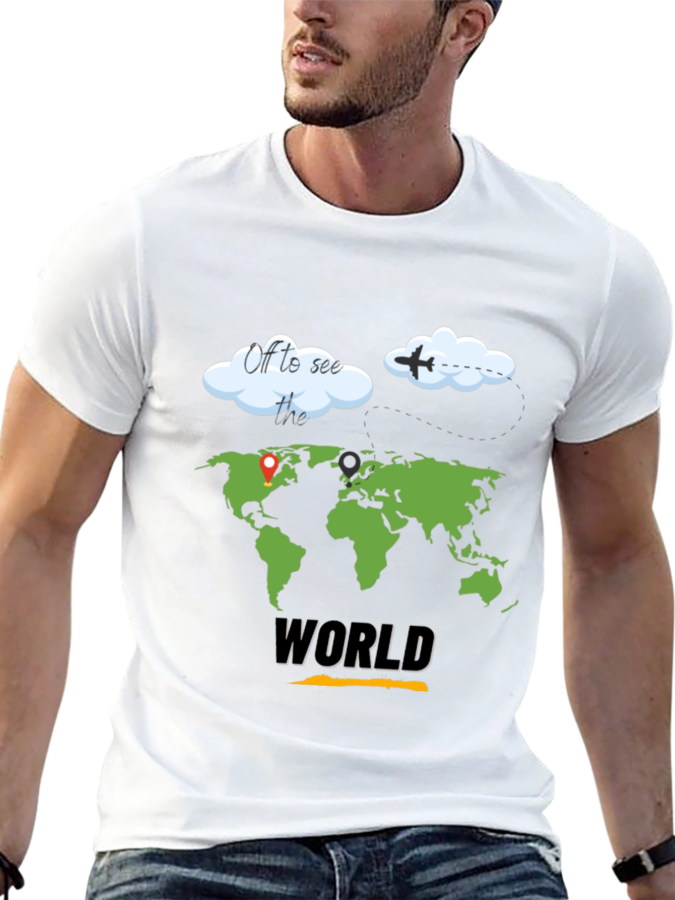 World Travel T-Shirt - Adventure Awaits!