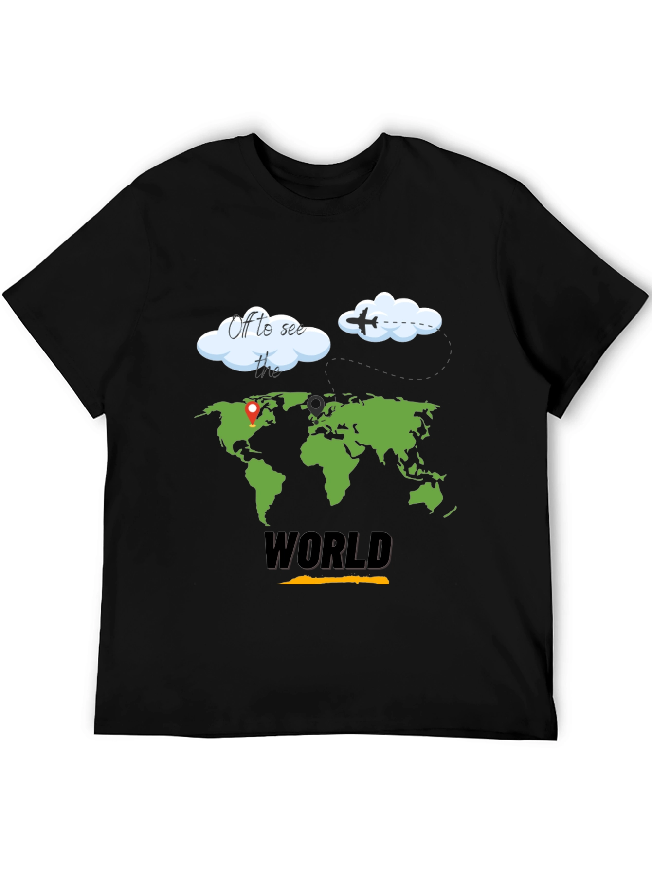 World Travel T-Shirt - Adventure Awaits!