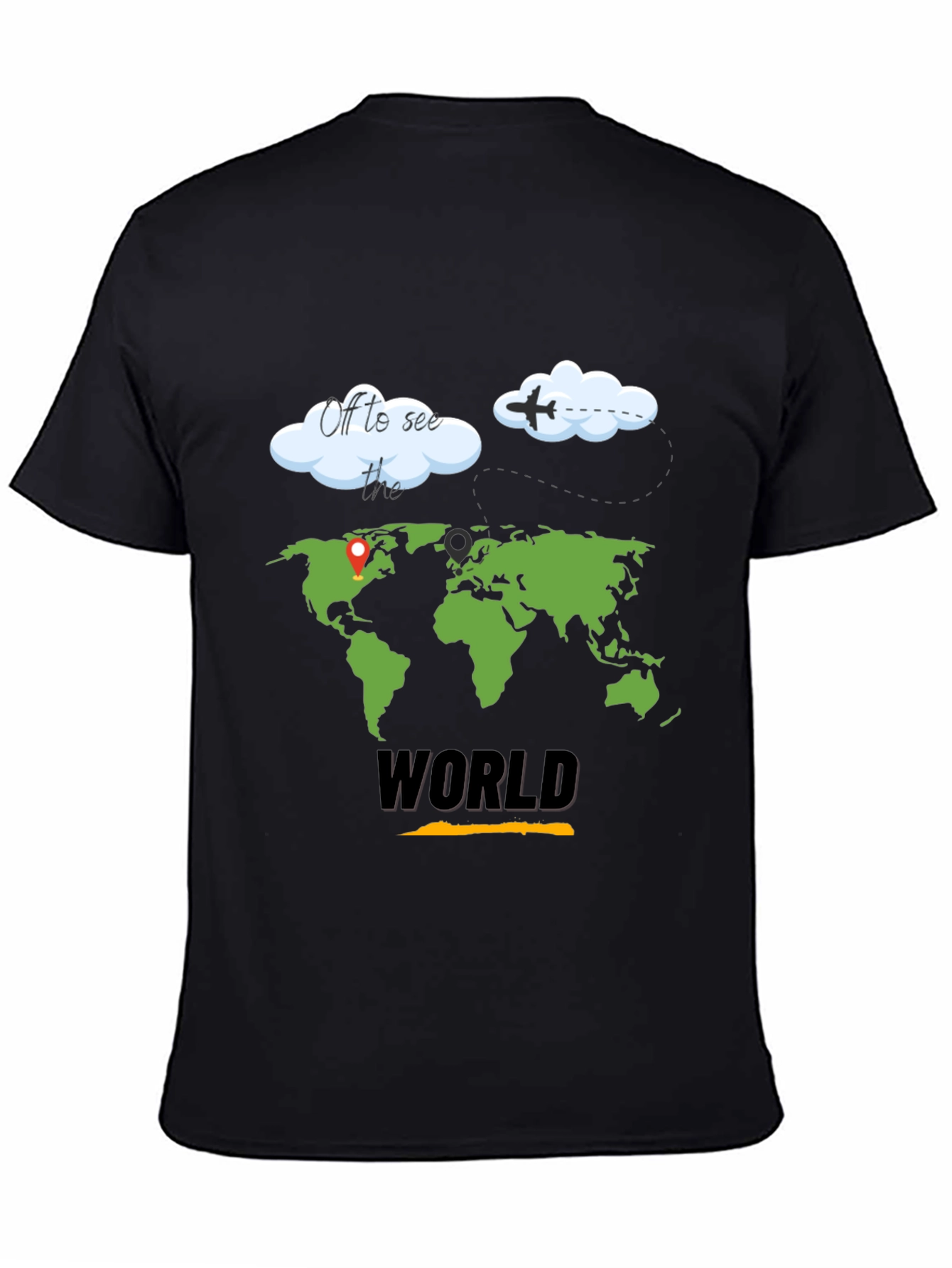 World Travel T-Shirt - Adventure Awaits!
