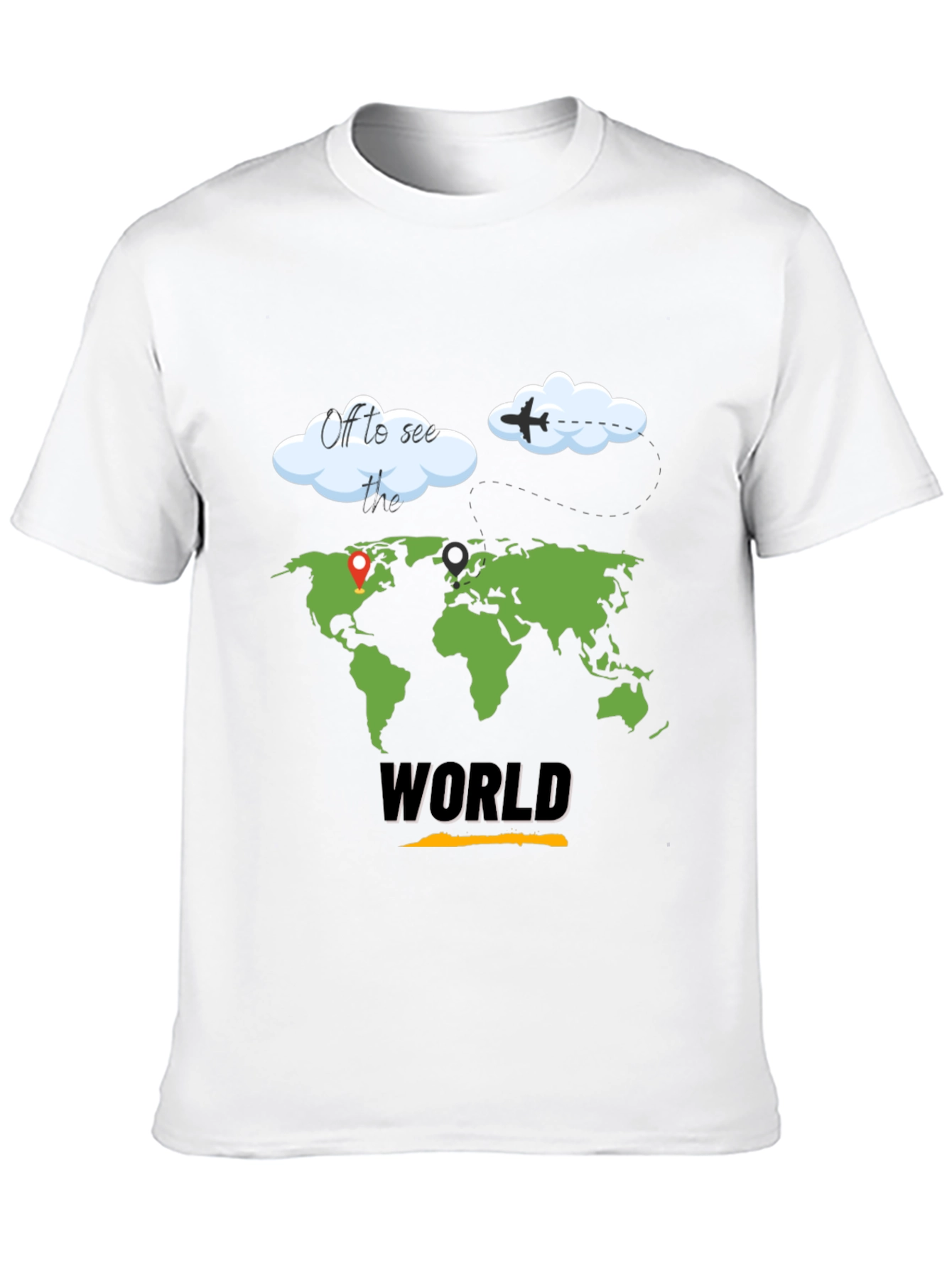 World Travel T-Shirt - Adventure Awaits!