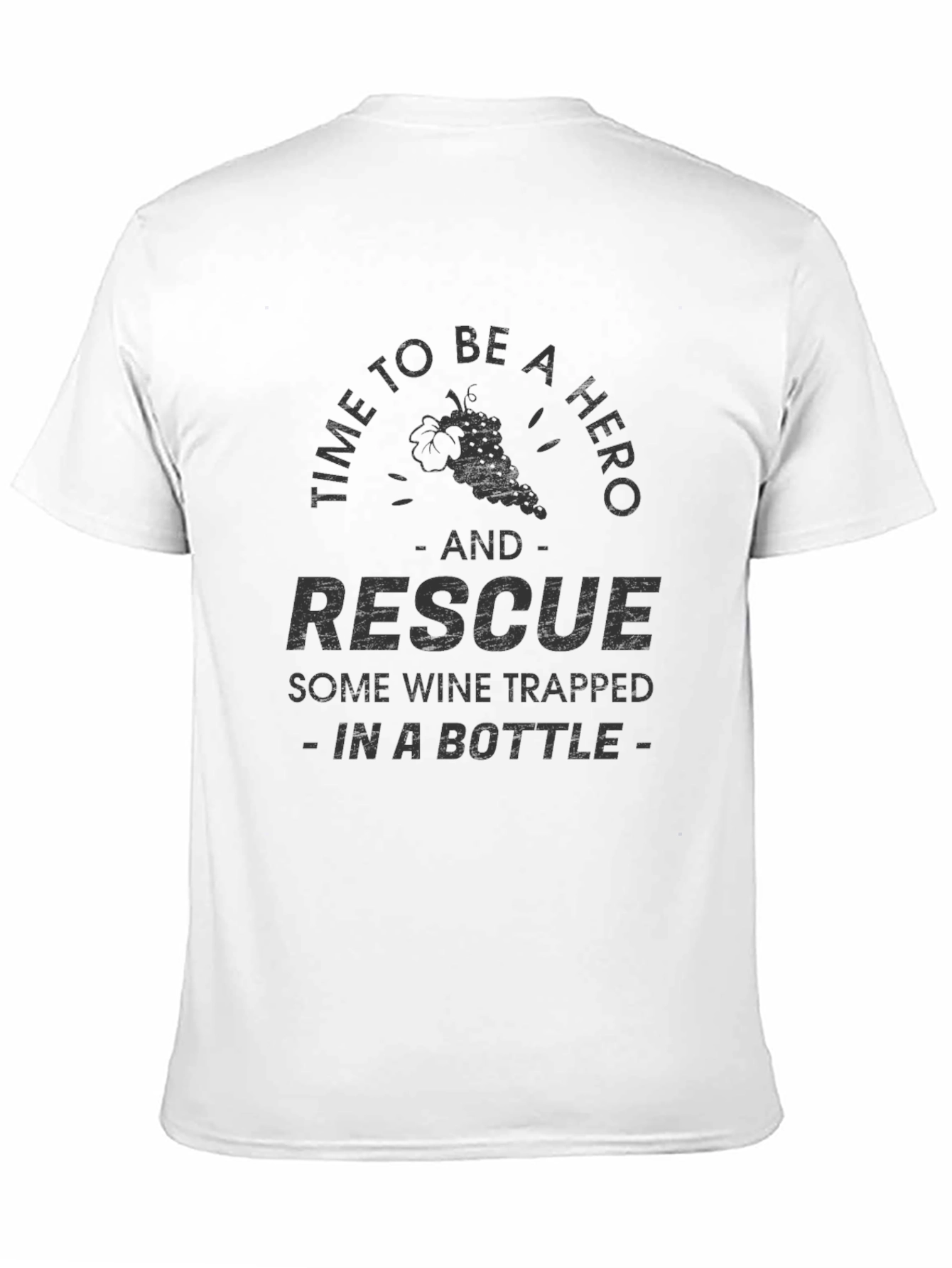 Wine Rescue Hero Graphic T-Shirt