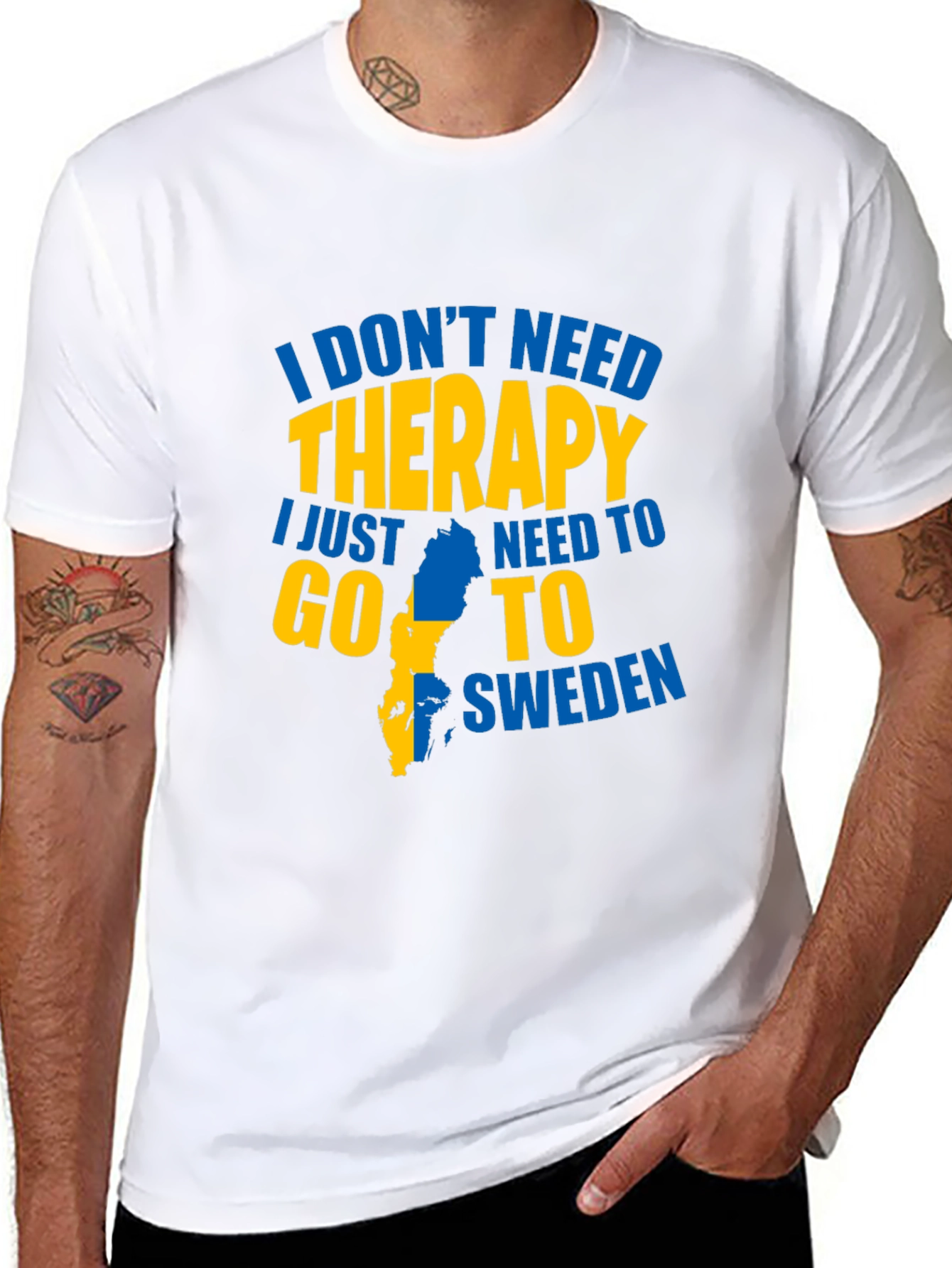 Sweden Therapy Graphic T-Shirt
