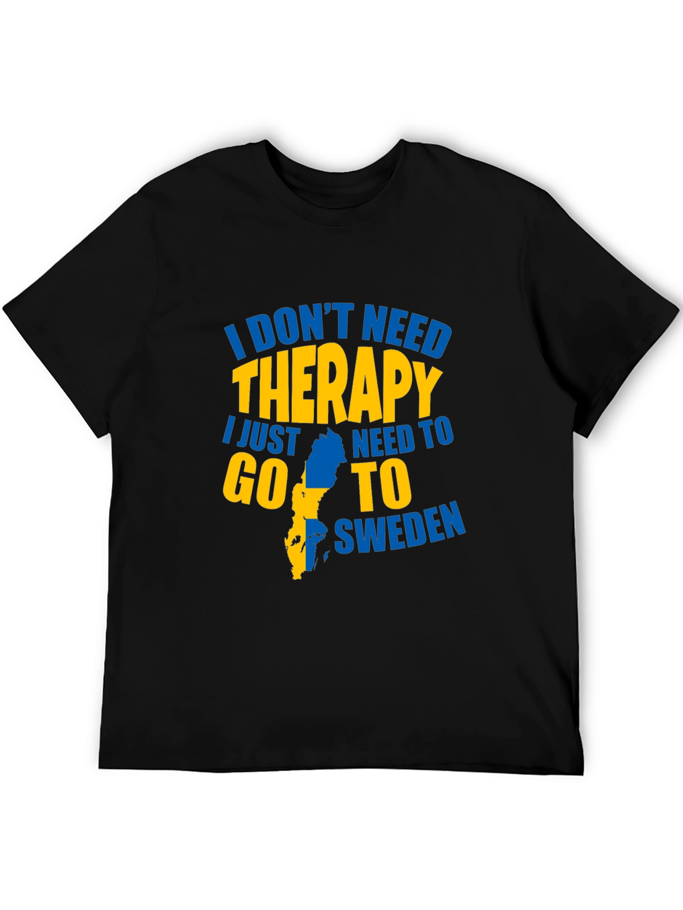 Sweden Therapy Graphic T-Shirt