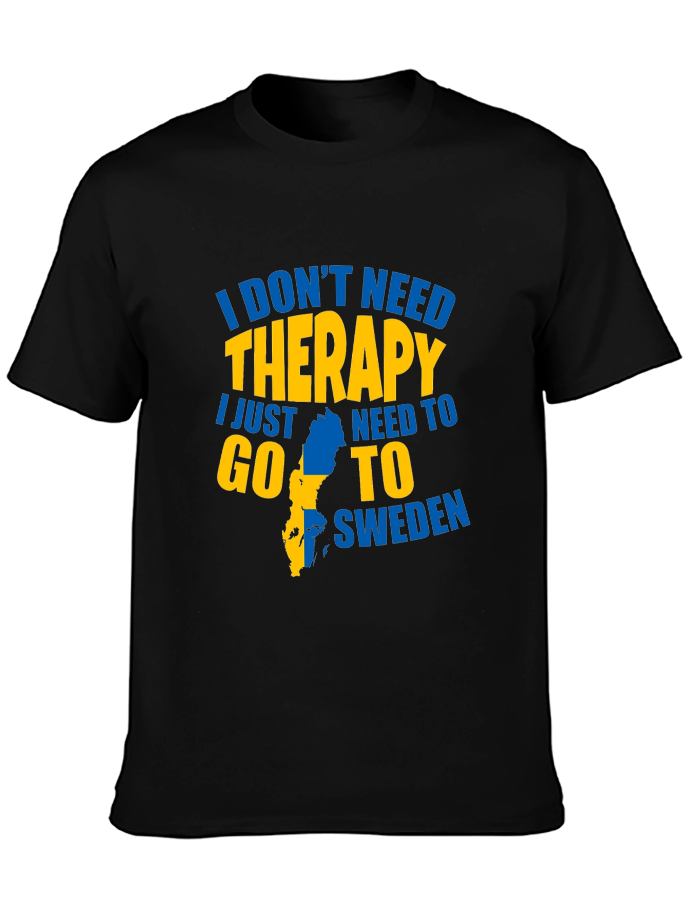 Sweden Therapy Graphic T-Shirt