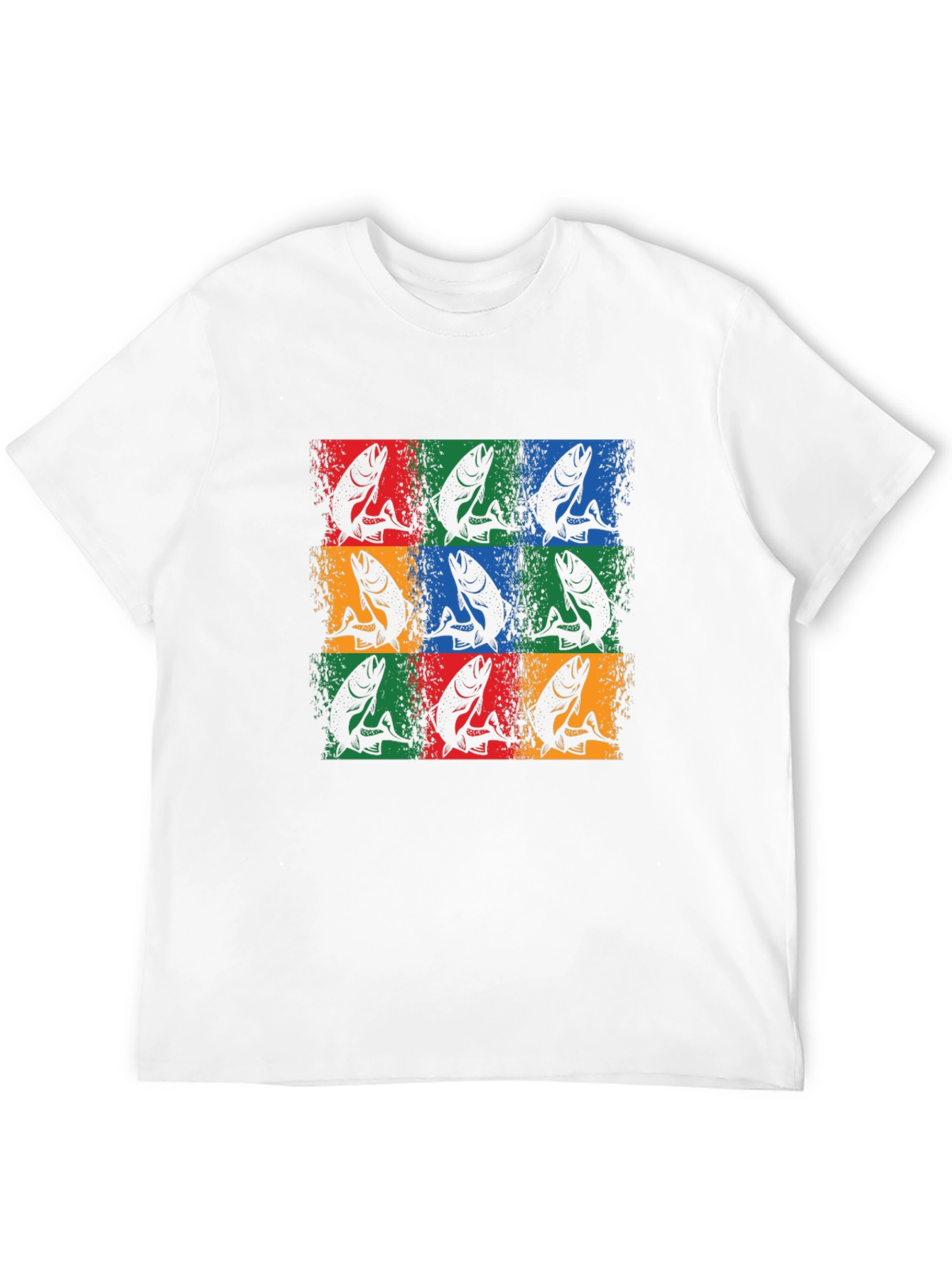 Retro Fish Graphic T-Shirt